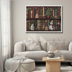 Christmas Embroidery Shelf Jigsaw Puzzle 500 Pieces