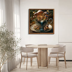 Puzzle con tazza da tè ai funghi, 1000 pezzi