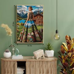 Scenic Lady Jigsaw Puzzle 1000 Pieces