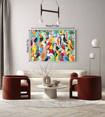Tropical Bird Festival Jigsaw Puzzle 1000 Pieces