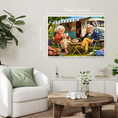 Leisurely Camper Days Jigsaw Puzzle 1000 Pieces