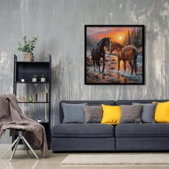 Sunset Gallop Jigsaw Puzzle 1000 Pieces