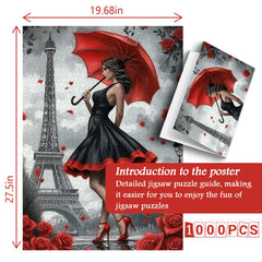 Retro Pariser Charme Puzzle 1000 Teile