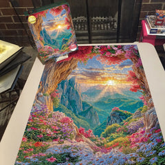 Flowers Cave Entrance Jigsaw Puzzle 1000 Pieces
