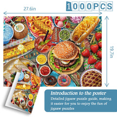 Puzzle per feste Food Delight, 1000 pezzi