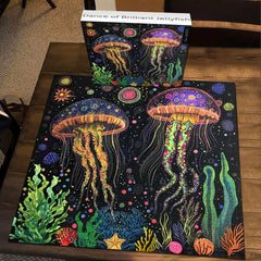 Dance of Brilliant Jellyfish puzzle puzzle 1000 pezzi