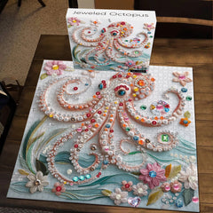 Puzzle di polpo ingioiellato puzzle 1000 pezzi
