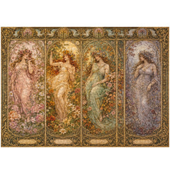 Vier Jahreszeiten Puzzle 1000 Teile