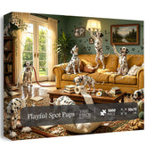 Playful Spot Pups Jigsaw Puzzle 1000 Pieces