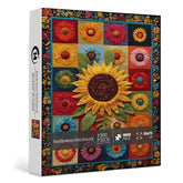 Sunflowers Patchwork Jigsaw Puzzle 1000 Stück
