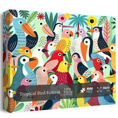 Tropical Bird Festival Jigsaw Puzzle 1000 Pieces