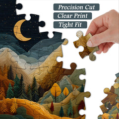 Puzzle di montagne in legno da 1000 pezzi