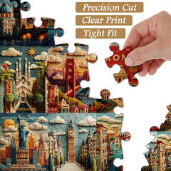 Art Travel Jigsaw Puzzle 1000 Pieces