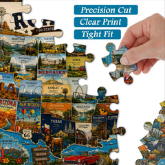 American Road Trip Jigsaw Puzzle 1000 Pieces