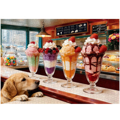 Dog Dessert Day Jigsaw Puzzle 1000 Pieces