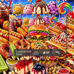 Carnival Food Fiesta Jigsaw Puzzle 1000 Pieces