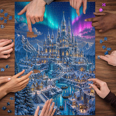 Aurora Fortress Jigsaw Puzzle 1000 Pieces