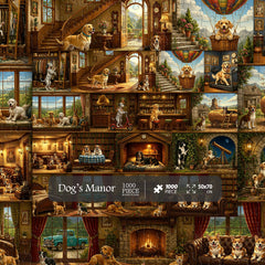Dog's Manor Jigsaw Puzzle 1000 Pieces