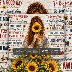Sunflower Positivity Jigsaw Puzzle 1000 Pieces