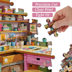 Buntes Art Studio-Puzzle, 1000 Teile