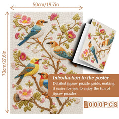 Garden Harmony Birds Jigsaw Puzzle 1000 Pieces