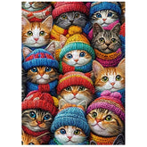 Puzzle collectif Knit Kitty 1000 pièces