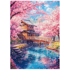 Cherry Blossom Wonderland Jigsaw Puzzle 1000 Pieces