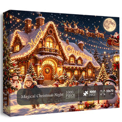 Magical Christmas Night Jigsaw Puzzle 1000 Pieces