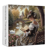 Riverside Tranquility Tale Jigsaw Puzzle 1000 Pieces