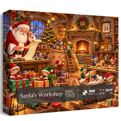 Santa's Workshop Jigsaw Puzzle 1000 Pieces