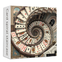 Card spiral staircase