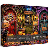 Doorways of Halloween Jigsaw Puzzle 1000 Pieces