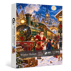 Winter Station Jigsaw Puzzle 1000 Pieces
