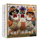 Gorgeous Chickens Jigsaw Puzzle 1000 Pieces