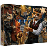 Puzzle Street Jazz Cats da 1000 pezzi