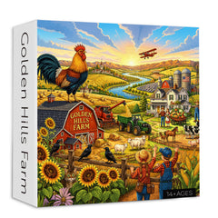 Golden Hills Farm Puzzle 1000 Teile