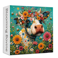 Blooming Bovine Jigsaw Puzzle 1000 Pieces