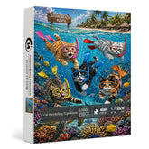 Cat Snorkeling Expedition Jigsaw Puzzle 1000 Pieces