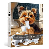 Mischief Maker Yorkie Jigsaw Puzzle 1000 Pieces