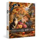 Old Friends in Autumn Jigsaw Puzzle 1000 Pieces