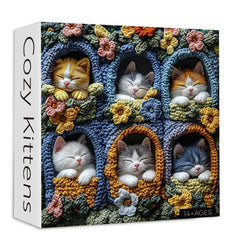 Cozy Kittens Jigsaw Puzzle 1000 Pieces