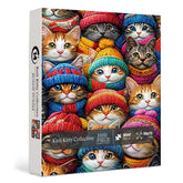 Puzzle collectif Knit Kitty 1000 pièces