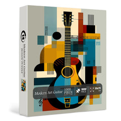 Puzzle de guitare d'art moderne 1000 pièces
