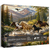 Puzzle Chevaux Meadow Creek 1000 pièces