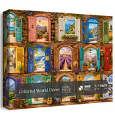 Colorful World Doors Jigsaw Puzzle 1000 Pieces