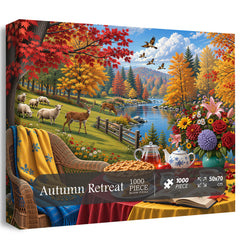 Autumn Retreat Jigsaw Puzzle 1000 Pieces
