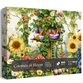 Gnomes in Bloom Jigsaw Puzzle 1000 Pieces