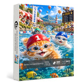 Swim Forward Bravely Jigsaw Puzzle 1000 Pieces