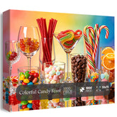 Colorful Candy Feast Jigsaw Puzzle 1000 Pieces