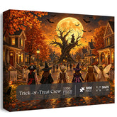 Trick-or-Treat Crew Jigsaw Puzzle 1000 Pieces